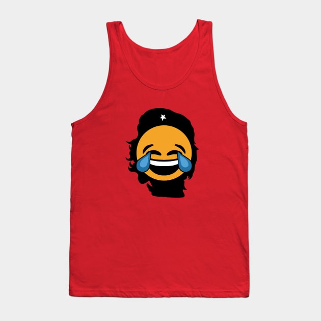 Che Guevara Crying Emoji Tank Top by dumbshirts